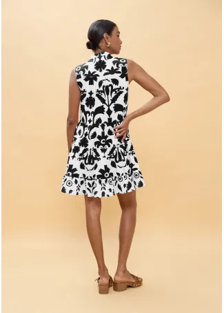 Vestido corto con volantes