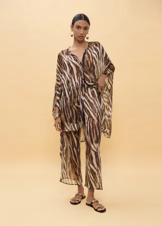 Camisa estampado zebra