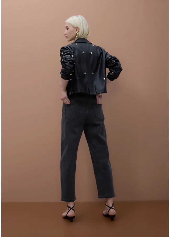Studded trousers