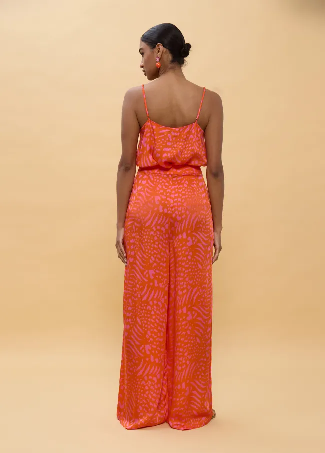 Spotted print camisole top