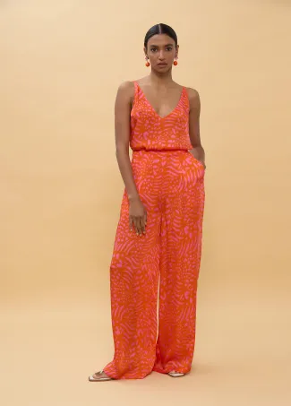 Spotted print camisole top