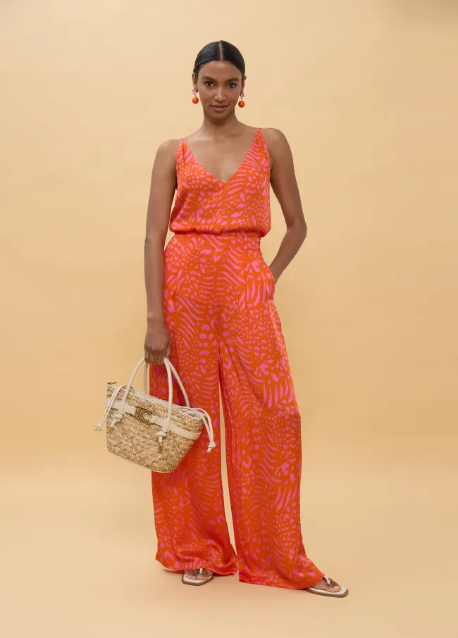 Spotted print camisole top