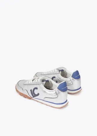 Trainers in metallic material