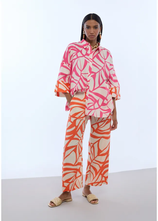 Culotte print hojas