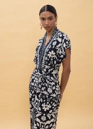 Patterned print jumpsuit