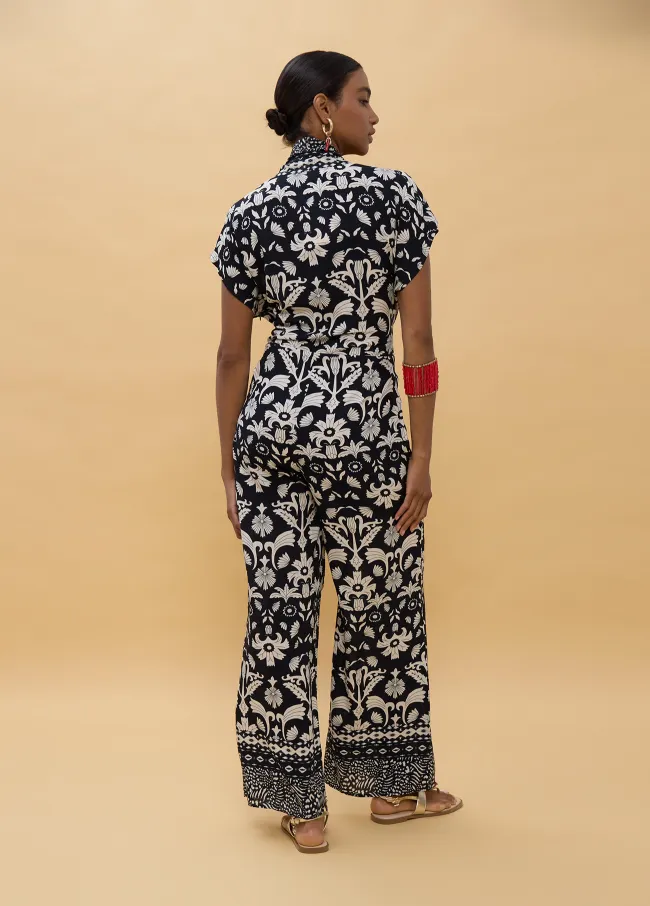 Patterned print jumpsuit