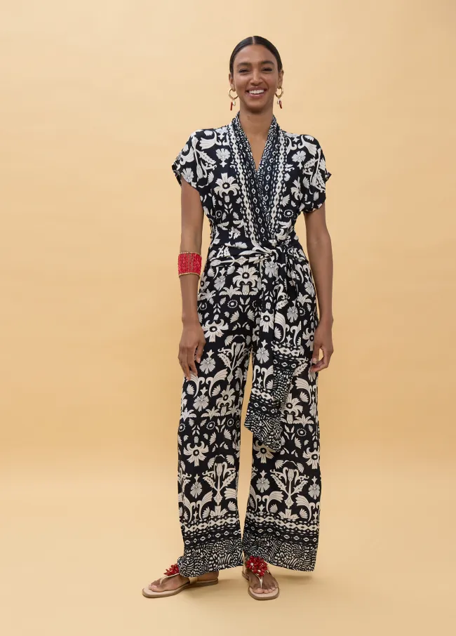 Patterned print jumpsuit