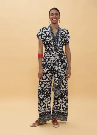 Patterned print jumpsuit