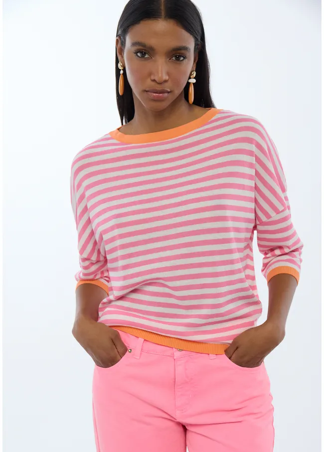 Jersey rayas bicolor