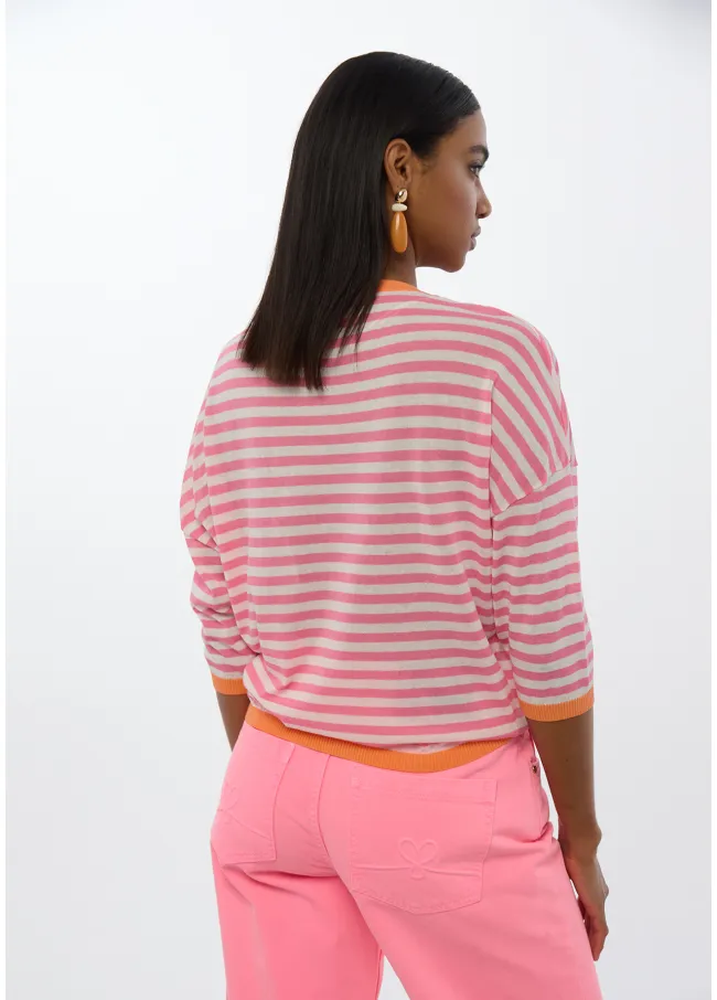 Jersey rayas bicolor