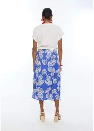 Camiseta estampado posicional boho