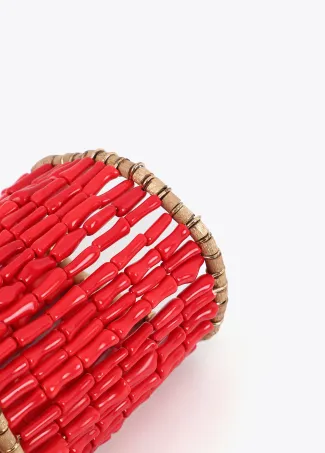 Coral stretch bracelet
