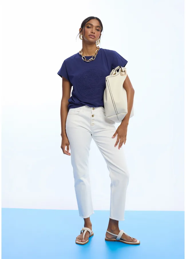 Pantalón campanita botones