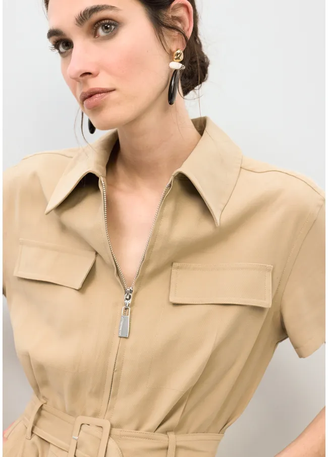 Mono cargo manga corta