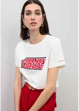 Are you LOLA T-shirt with rhinestones