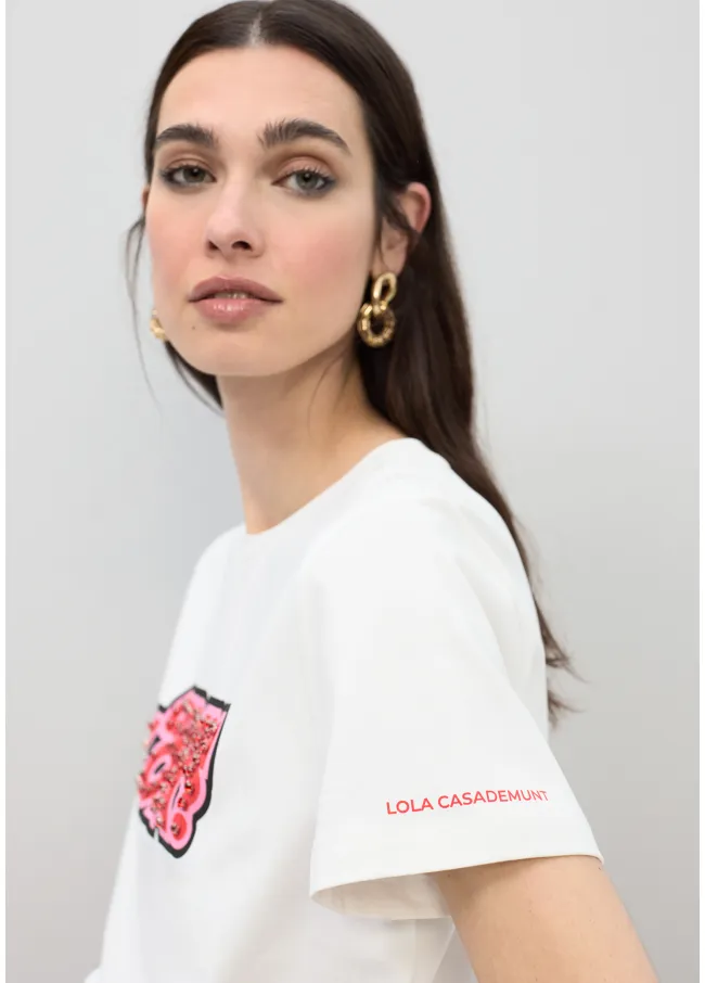 Are you LOLA T-shirt with rhinestones