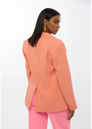 Regular fit blazer with no buttons