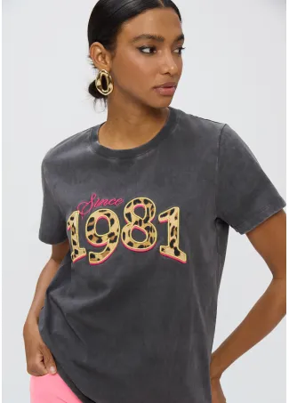 1981 leopard T-shirt