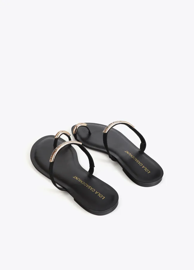 Flat grosgrain shoes with logo-printed piece