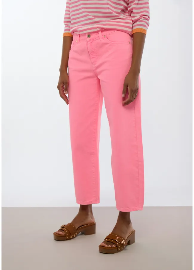 Pantalón carrot fluor