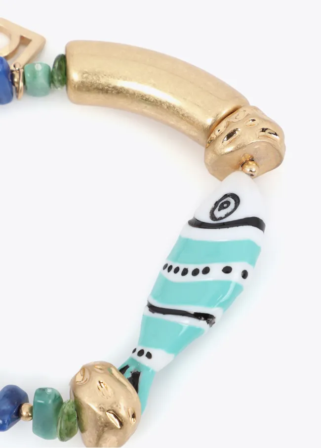 Adjustable fish bracelets