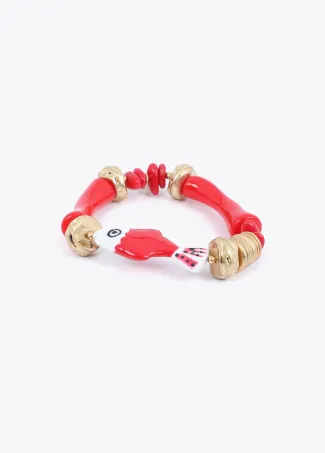 Adjustable fish bracelets