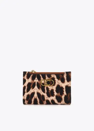 Animal print purse