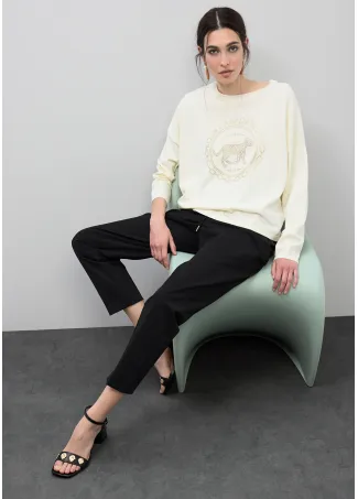 Jersey rosco con strass