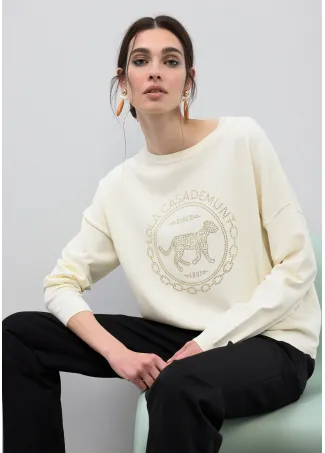 Jersey rosco con strass