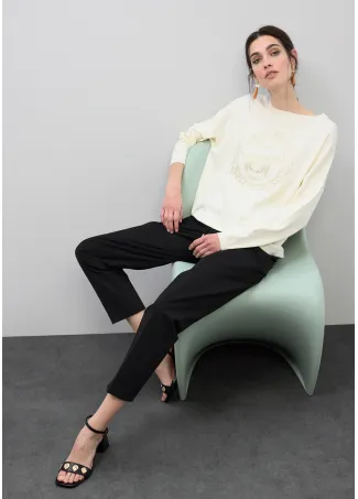 Jersey rosco con strass