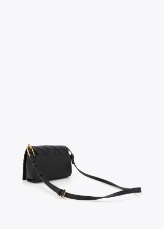 Braided crossbody bag