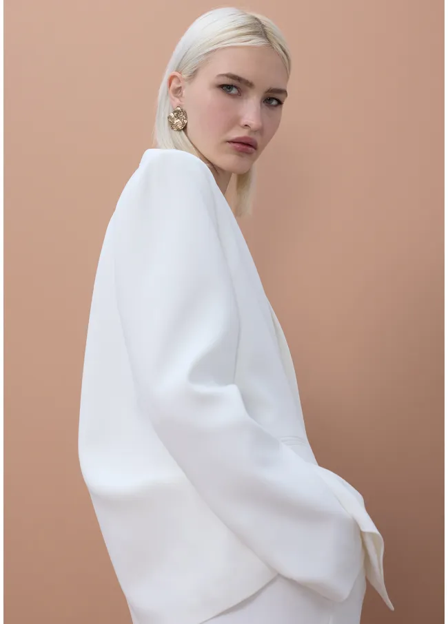 Americana recta entallada