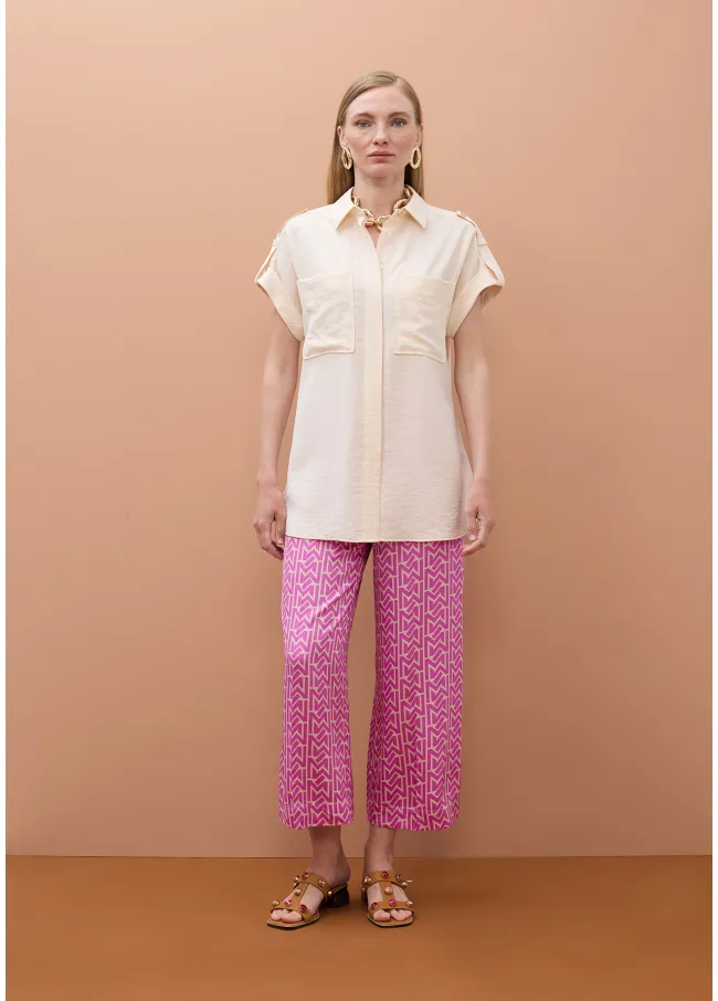 Camisa sin mangas bolsillos