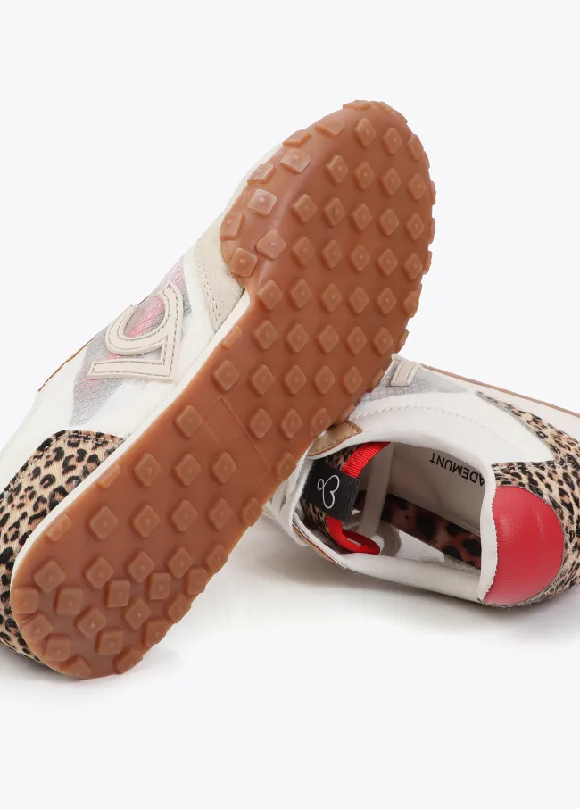 Mesh trainers in different fabrics