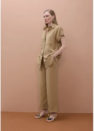 Pantalón culotte fluído