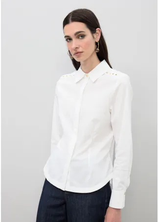 Camisa popelín tachas