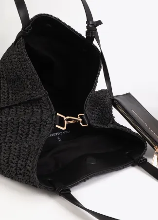 Summer Club deconstructed raffia bag