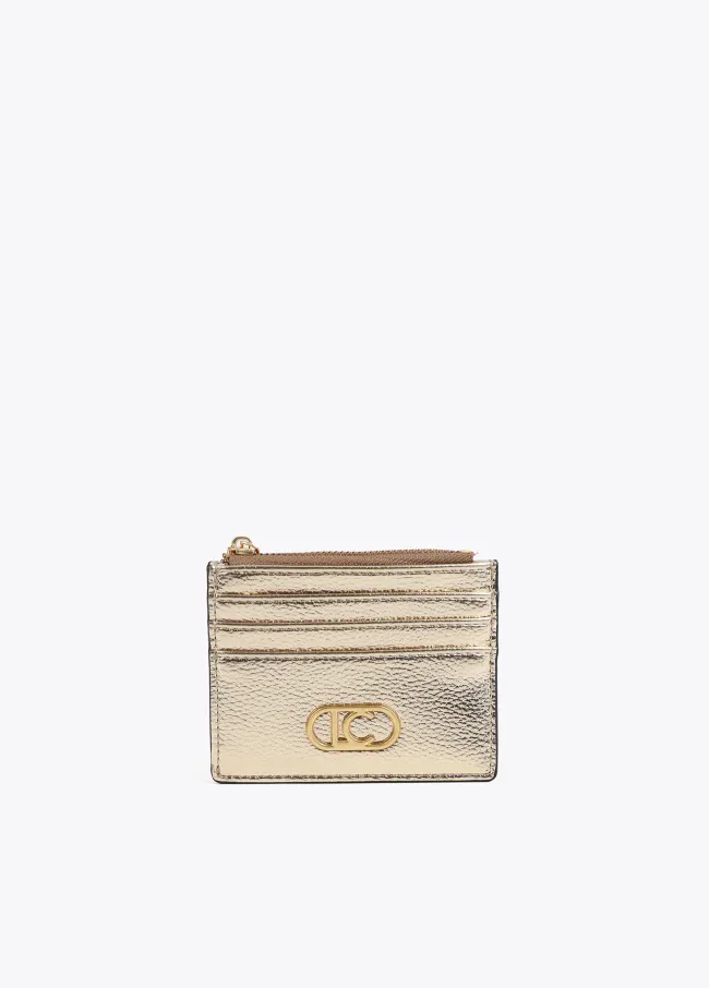 Metallic card holder