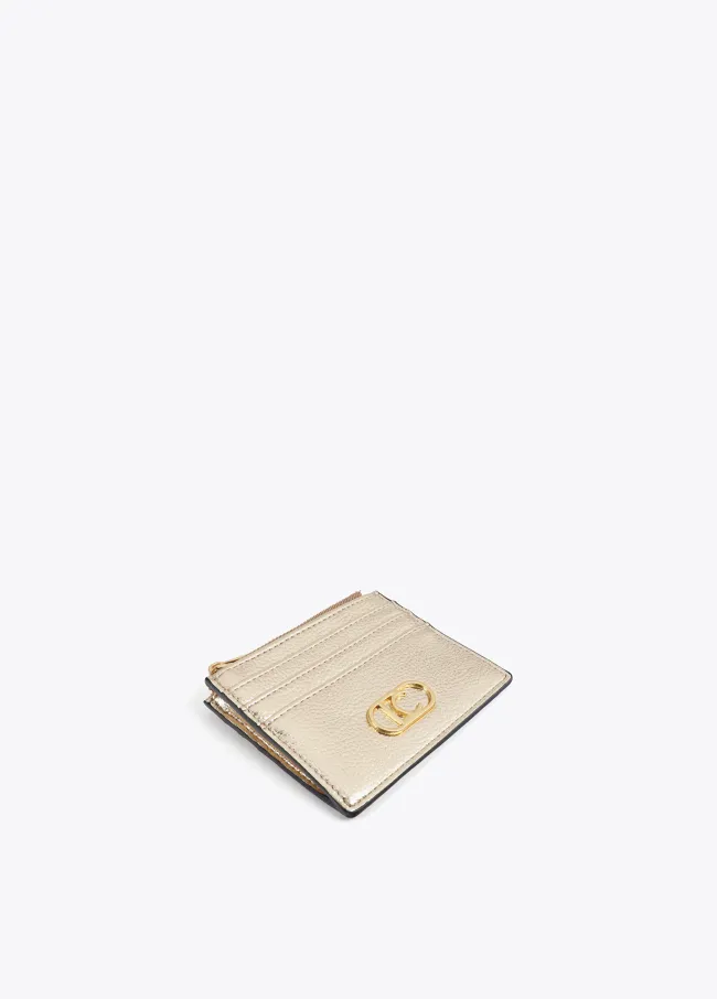 Metallic card holder