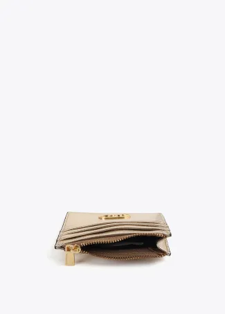 Metallic card holder