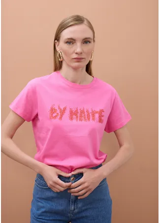 By Maite T-shirt with rhinestones