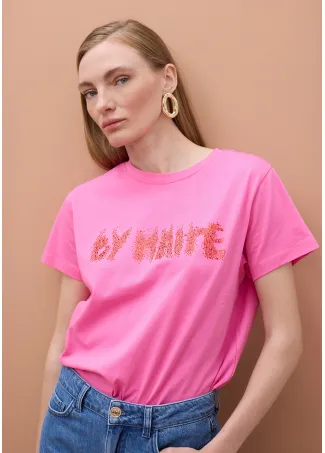 By Maite T-shirt with rhinestones