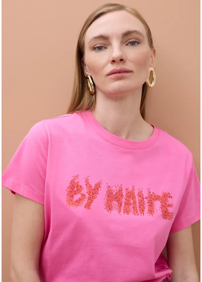 By Maite T-shirt with rhinestones
