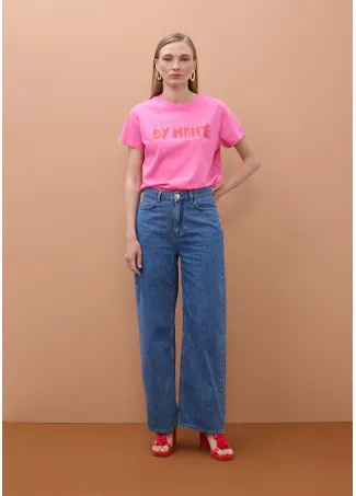 By Maite T-shirt with rhinestones