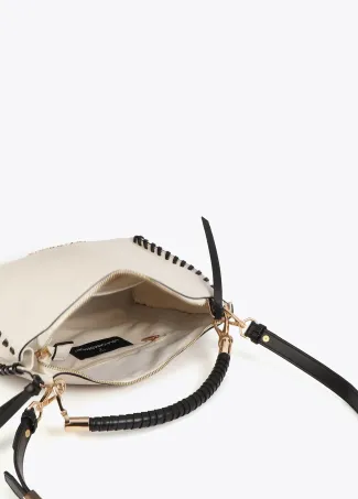 Bag with contrast braided detail