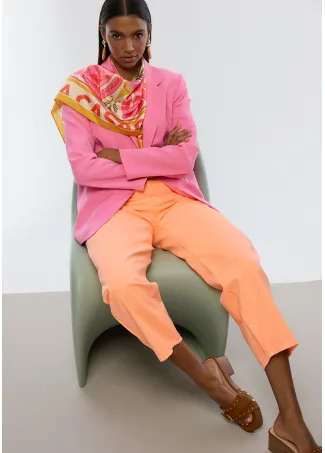 Regular fit blazer with no buttons