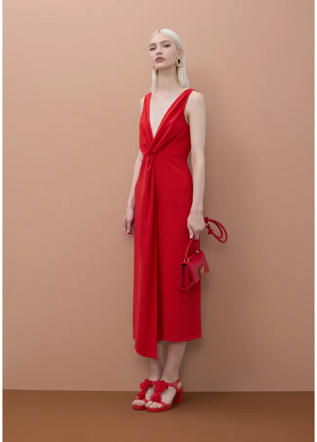 V-neck dress