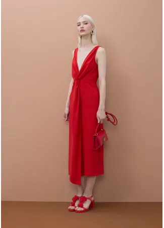 V-neck dress