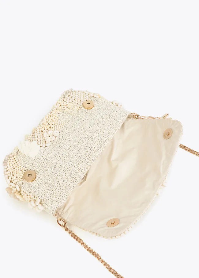 Baguette bag with matching rhinestones