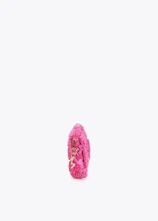 Baguette bag with matching rhinestones